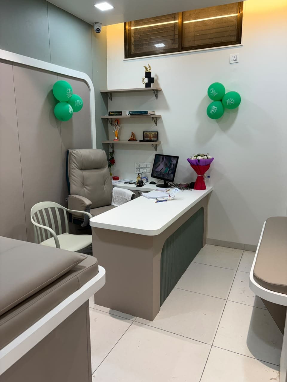 Consultation room at Swamidnya Multispeciality Clinic